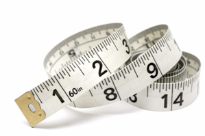 Centimetri per misurare lo spessore del pene